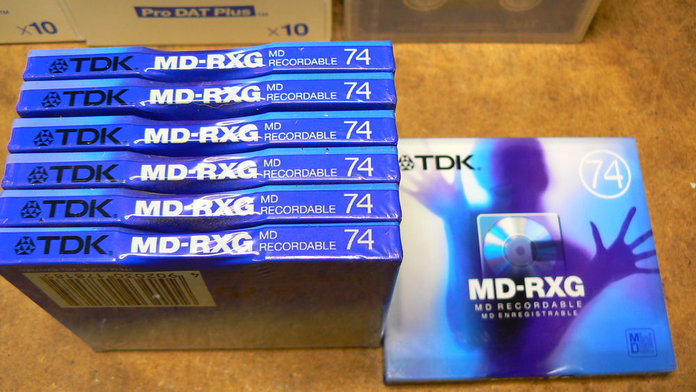 7 Mini disk TDK MD-RXG 74 Audio et hifi