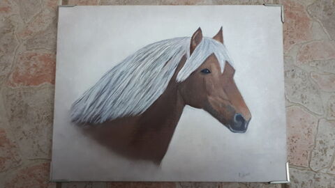 Peinture à huile sur carton toilé 4 Montigny-Lencoup (77)