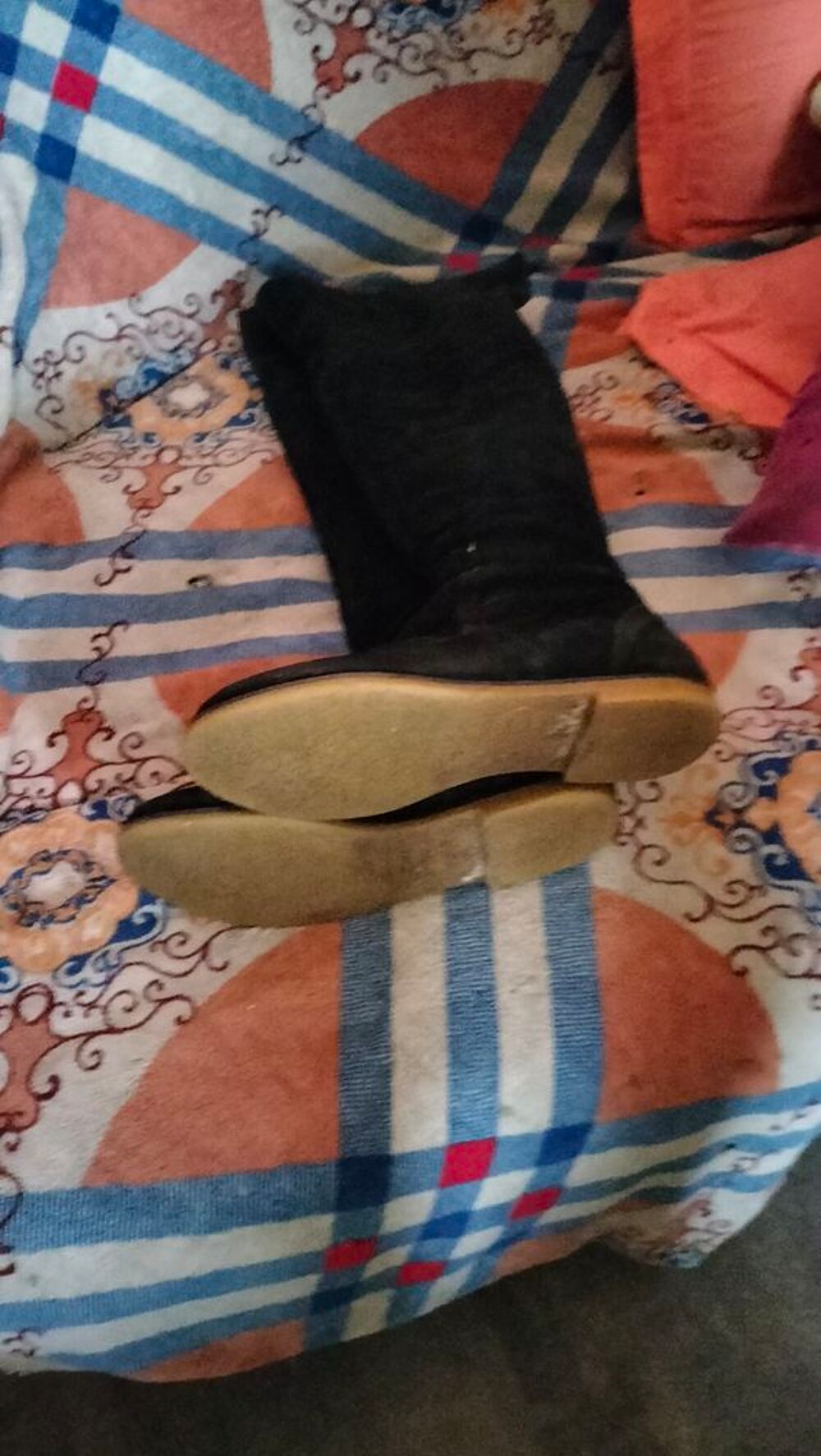 Bottes cuissardes cuir pointure 39 tr&egrave;s bon &eacute;tat Chaussures