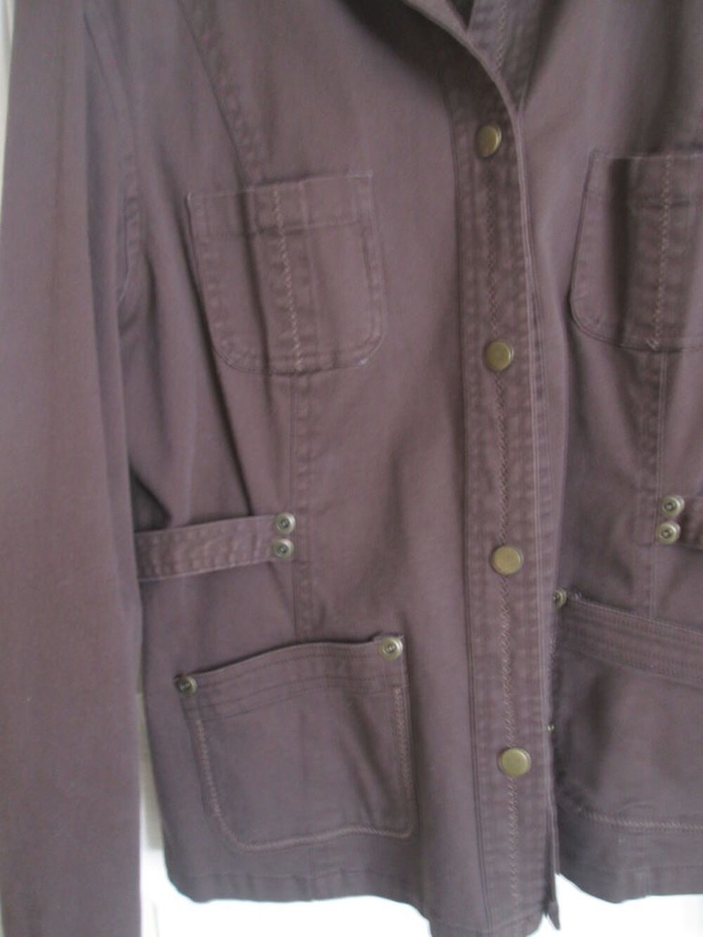 Veste / sur-chemise marron femme DPM taille 40/42 V�tements