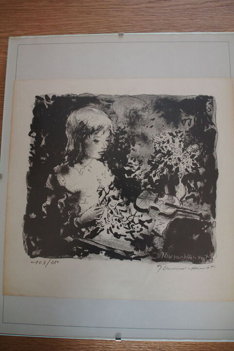 DURAND-HENRIOT Fillette au violon 15 Rennes (35)