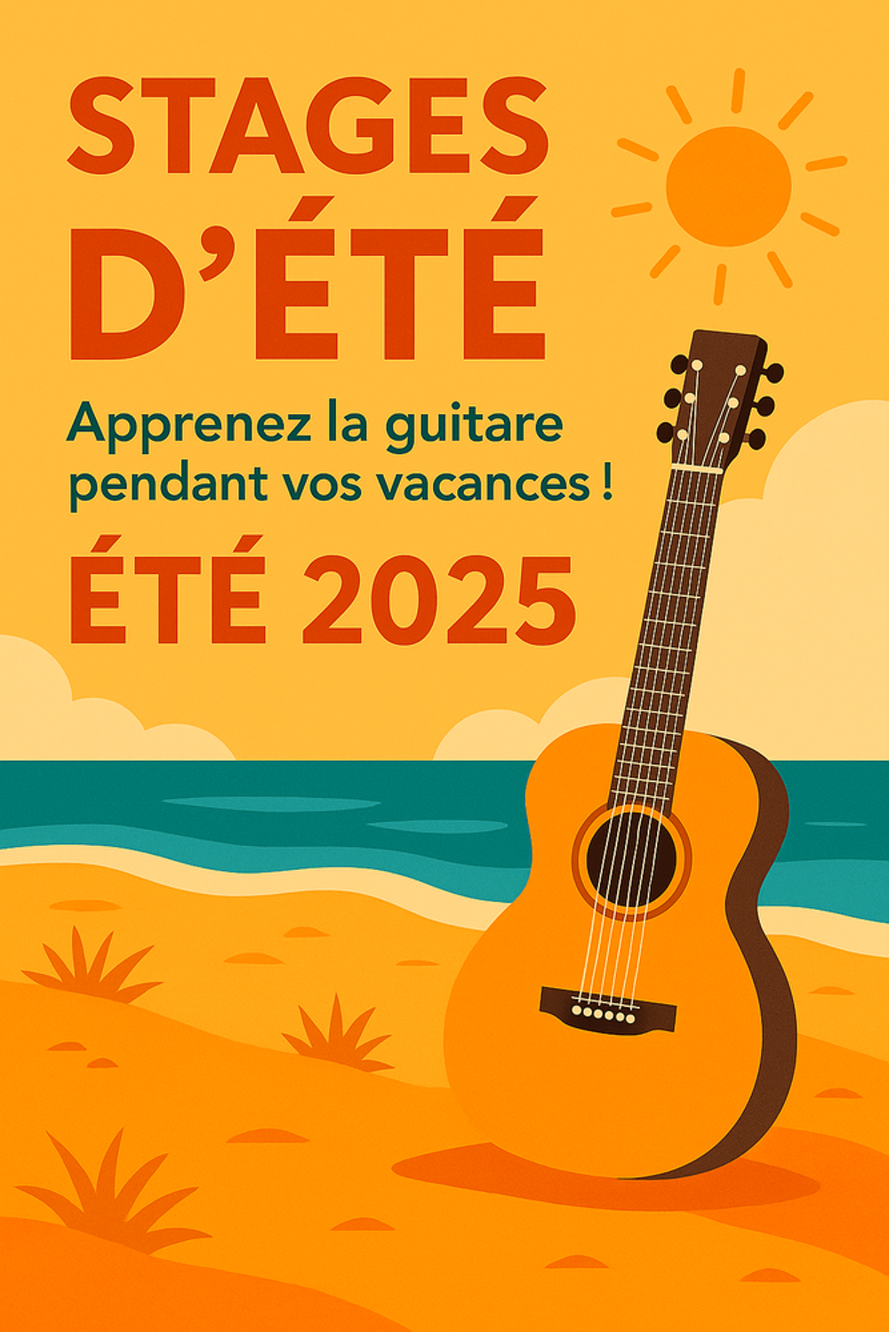   Stage(s) de guitare 
T 2025  votre domicile  