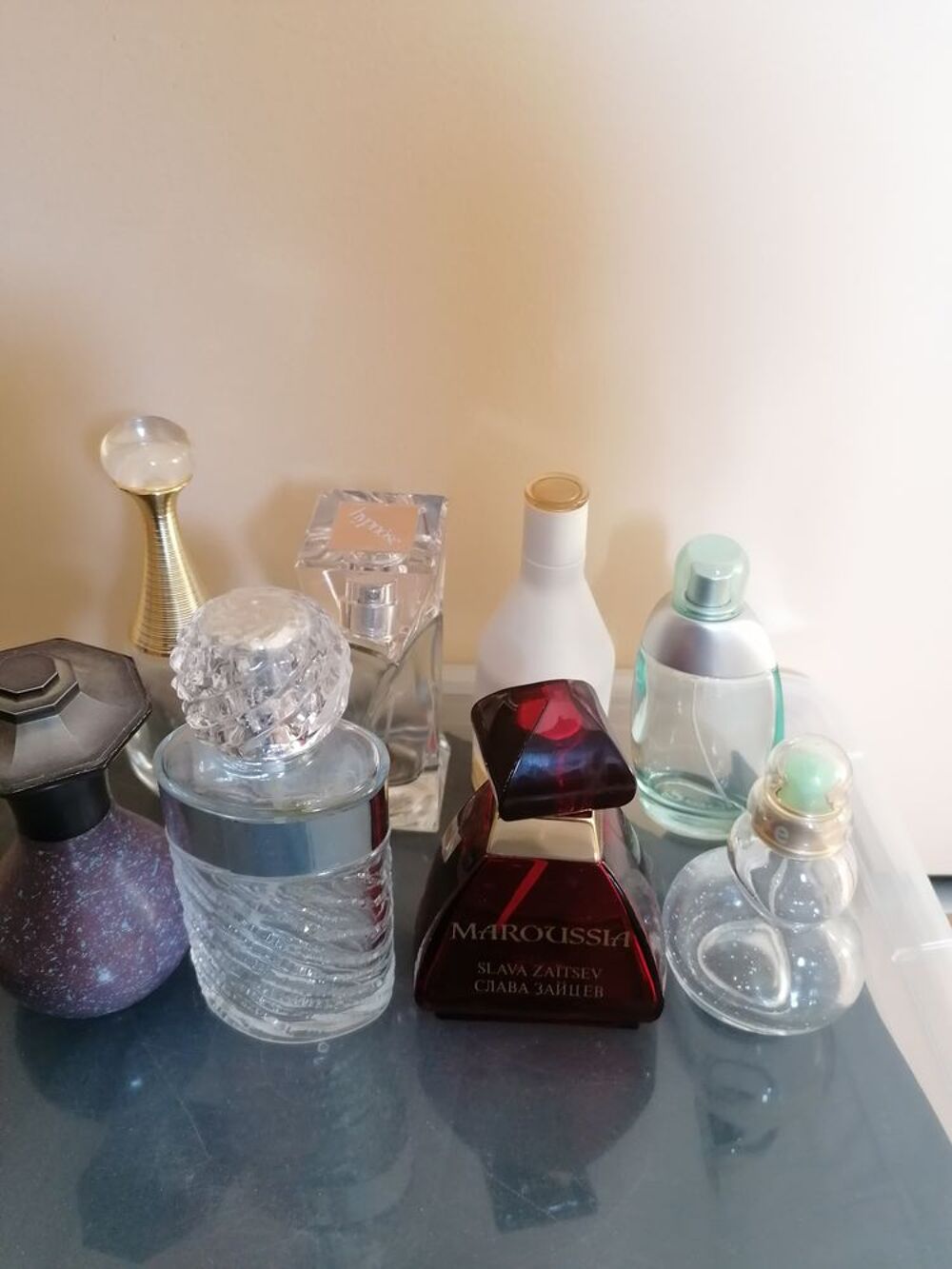 Flacons parfums vides 