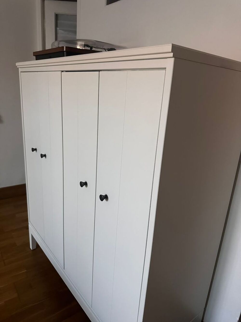 Meuble IKEA IDAN&Auml;S blanc &agrave; portes pliantes - comme neuf Meubles
