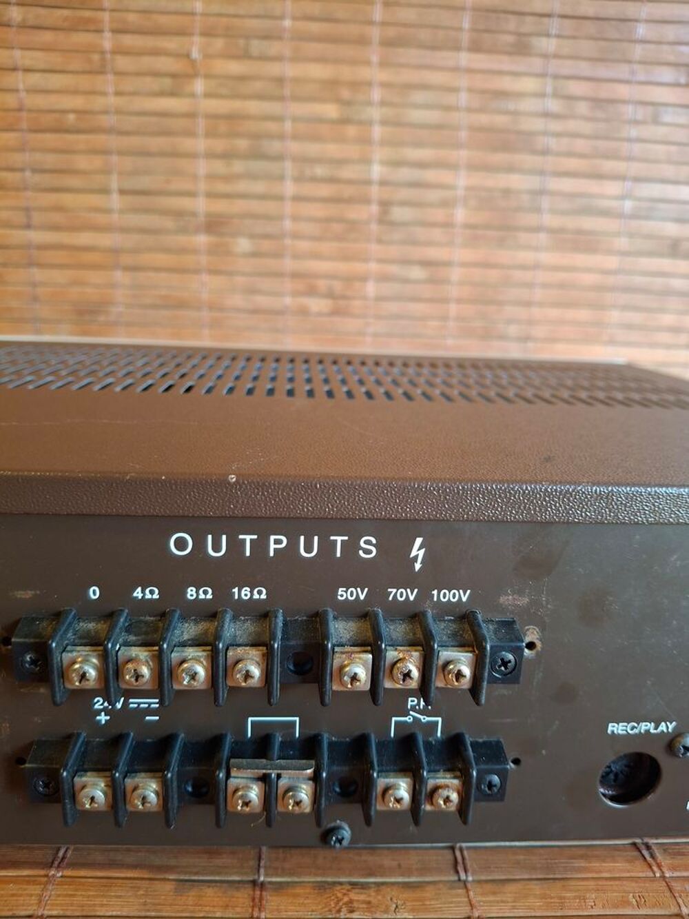 Amplificateur sono 100v Optimus Audio et hifi