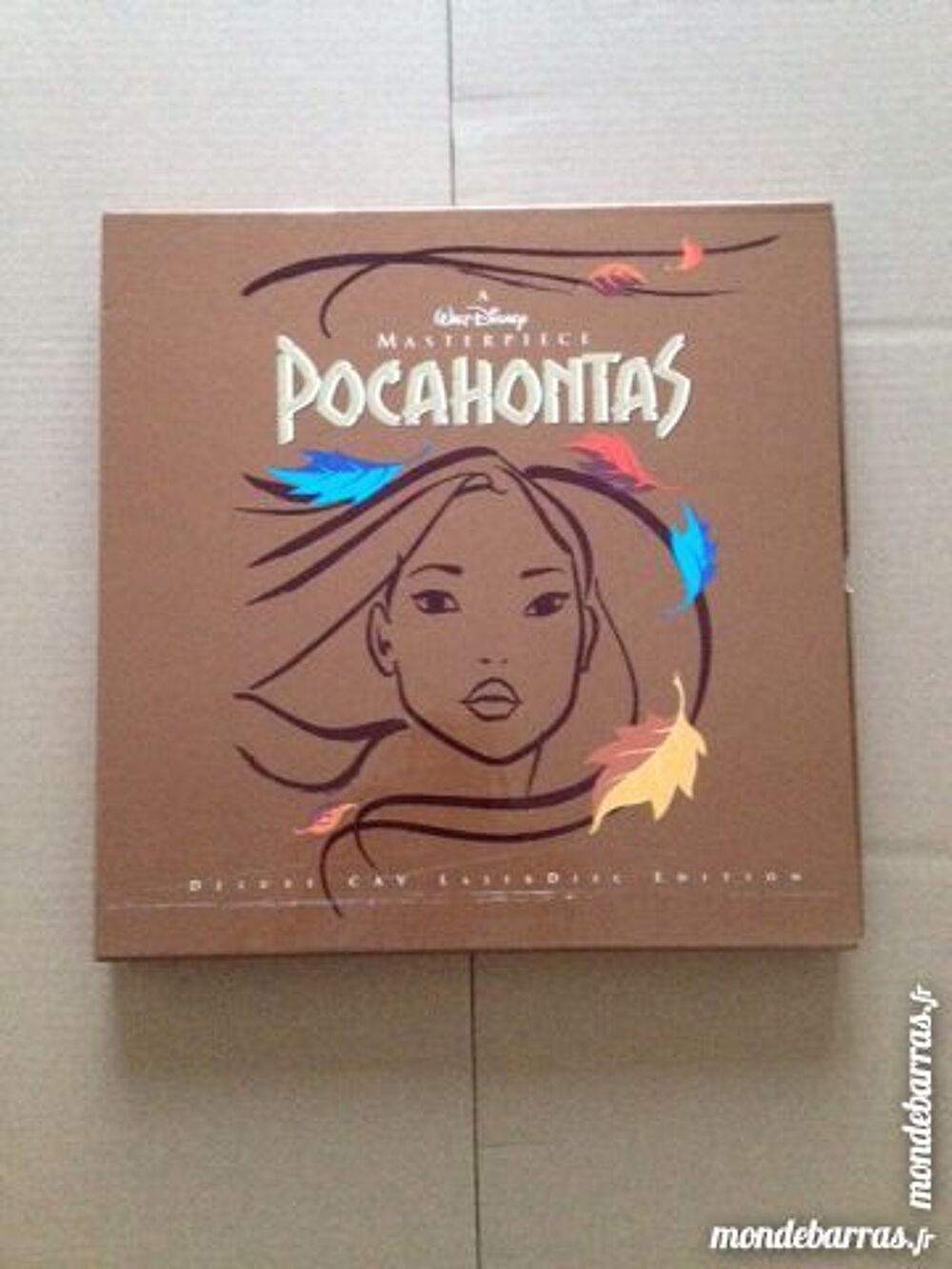 Laserdisc collector POCAHONTAS DVD et blu-ray
