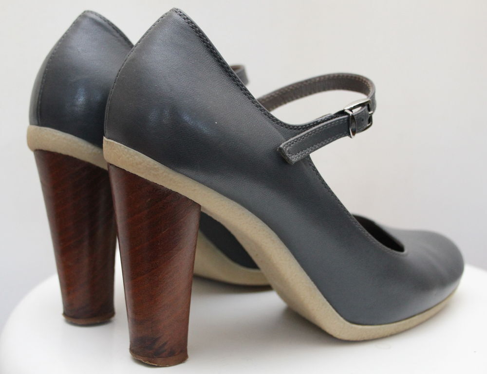 Escarpins Babies cuir JIL SANDER T.38 Chaussures