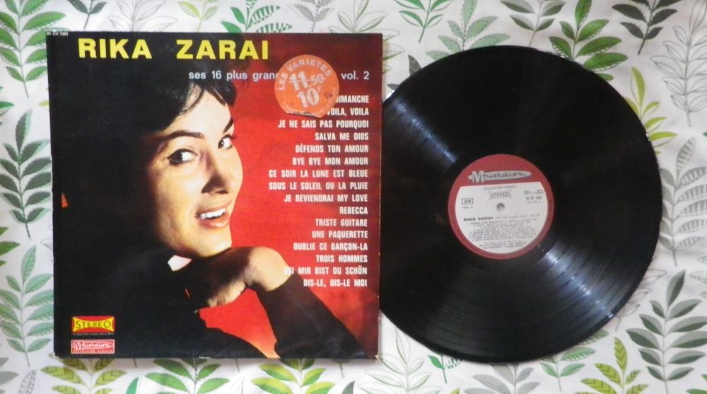 RIKA ZARAI Ses 16 plus grands succ&egrave;s vol. 2 Vynil 33T Audio et hifi