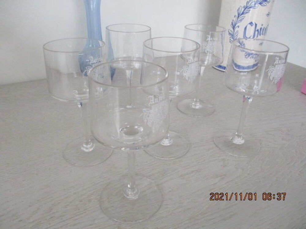 verres &agrave; vin blanc Décoration