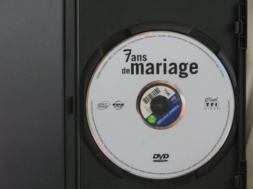 7 ans de mariage DVD et blu-ray