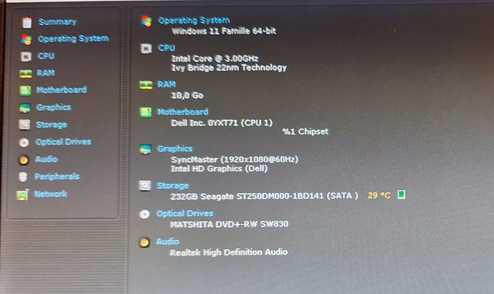 Dell Optiplex 7010 Mat�riel informatique