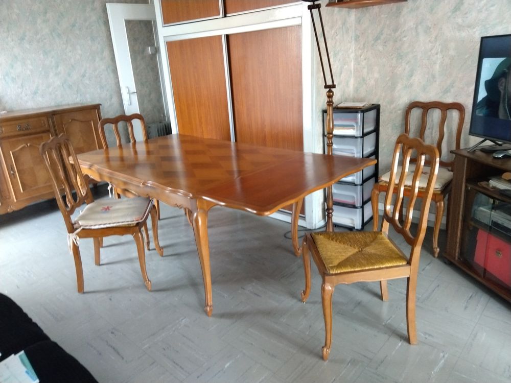 Buffet et table 6 chaises merisier massif Meubles