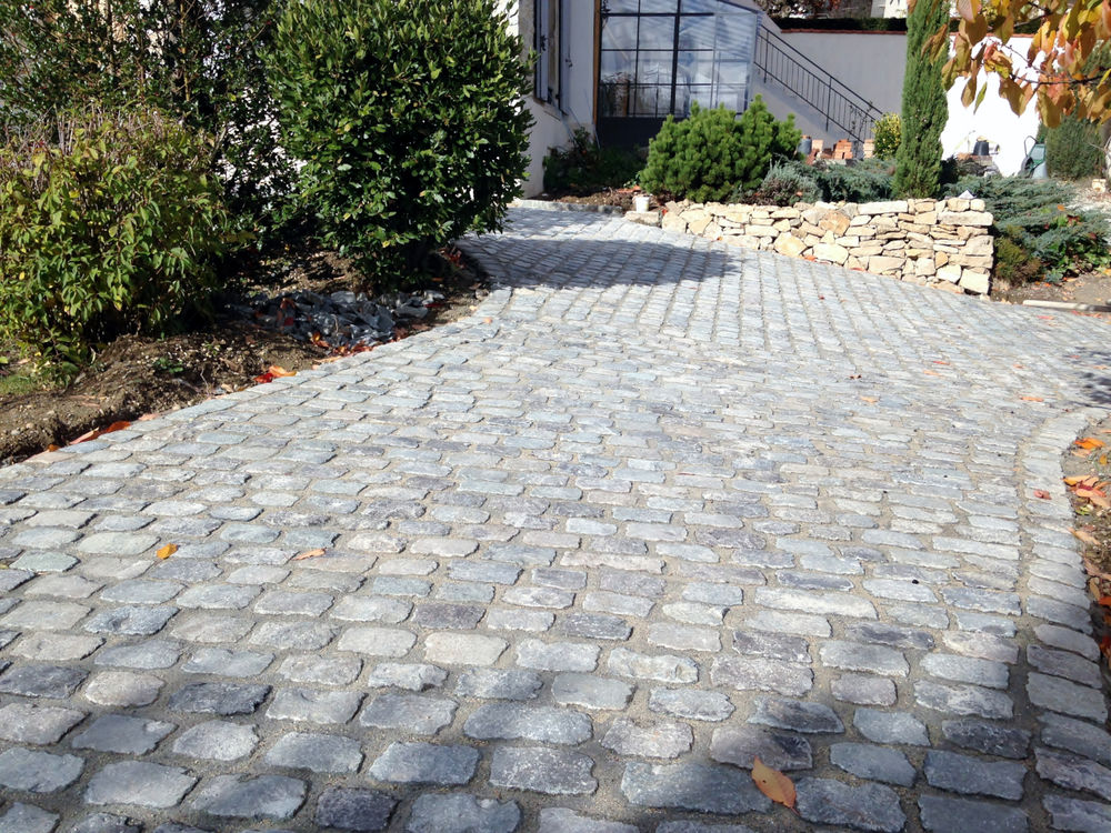 Pav&eacute;s de Versailles 15x15x15 cm en gr&egrave;s Jardin