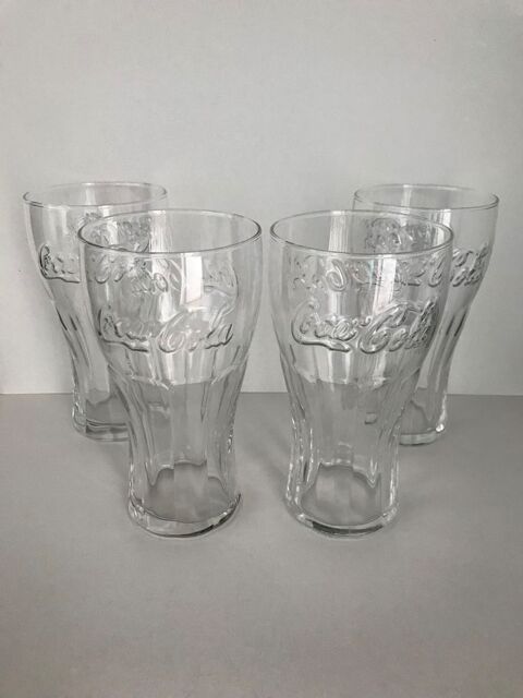 Lot 4 verres Coca-Cola 6.5 Bischwiller (67)
