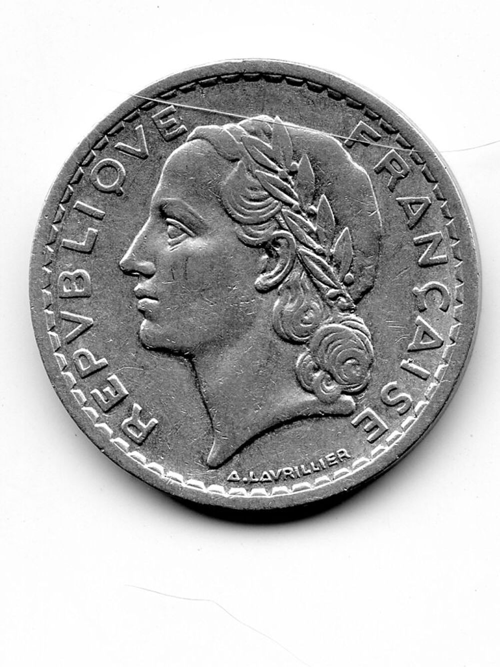 5 francs LAVRILLIER 1946 Aluminium 