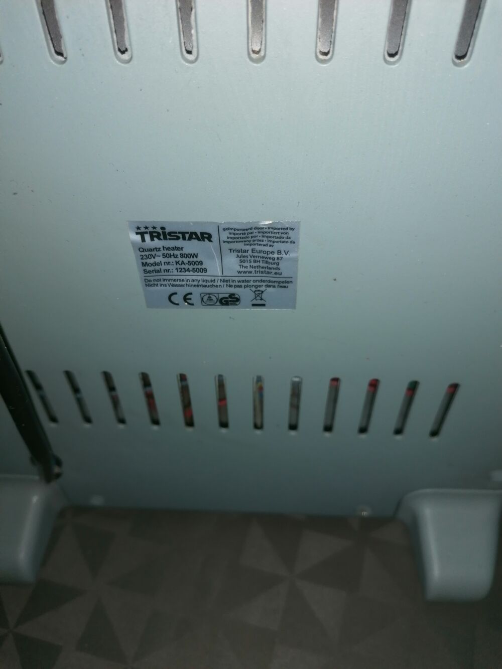 Chauffage d'appoint infra blitz Electroménager