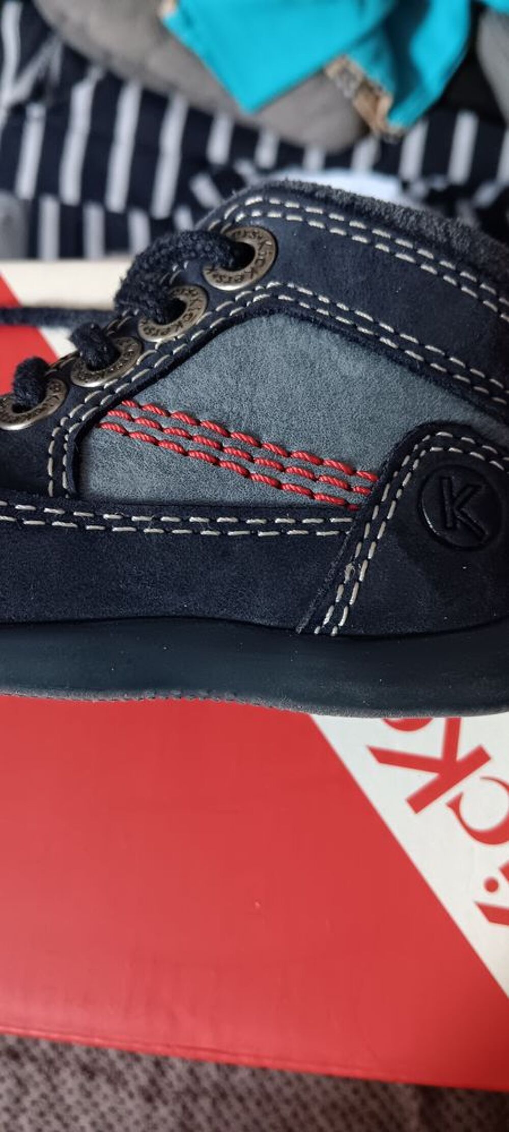 Kickers Cuir B&eacute;b&eacute; P 19 Chaussures