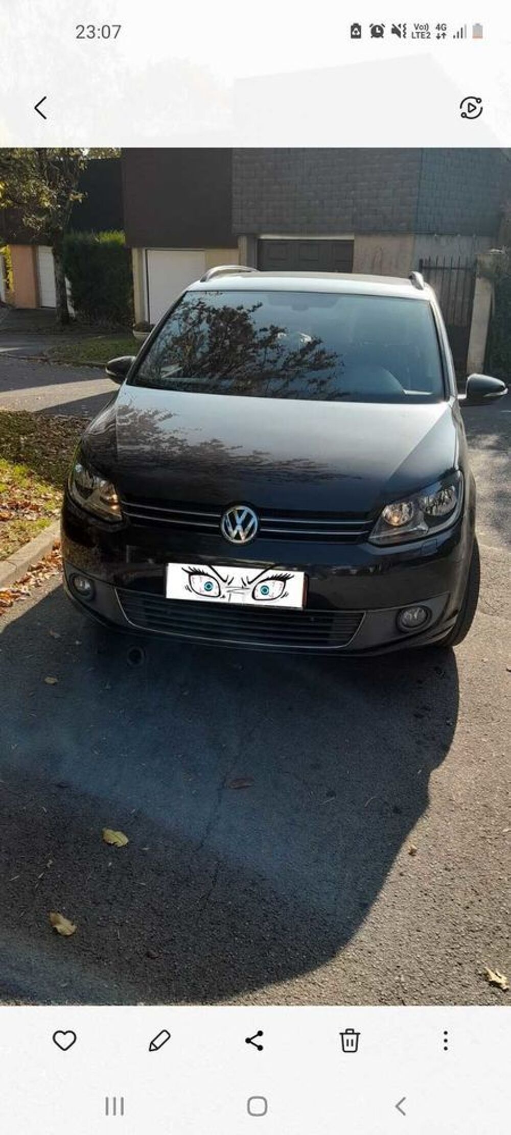 Touran 1.2 TSI 105 BlueMotion Confortline 2011 occasion 71210 Torcy