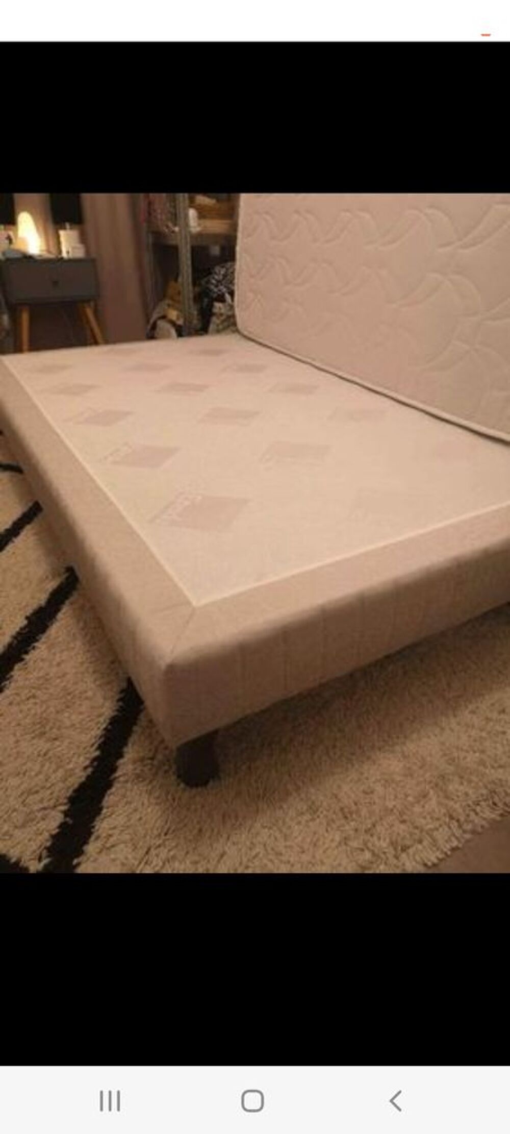 Ensemble sommier + matelas BULTEX + surmatelas 140x190 Meubles