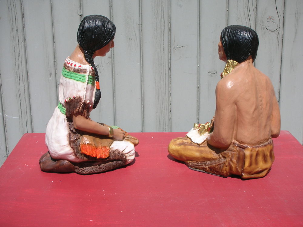 Statuettes d'Am&eacute;rindiens Décoration