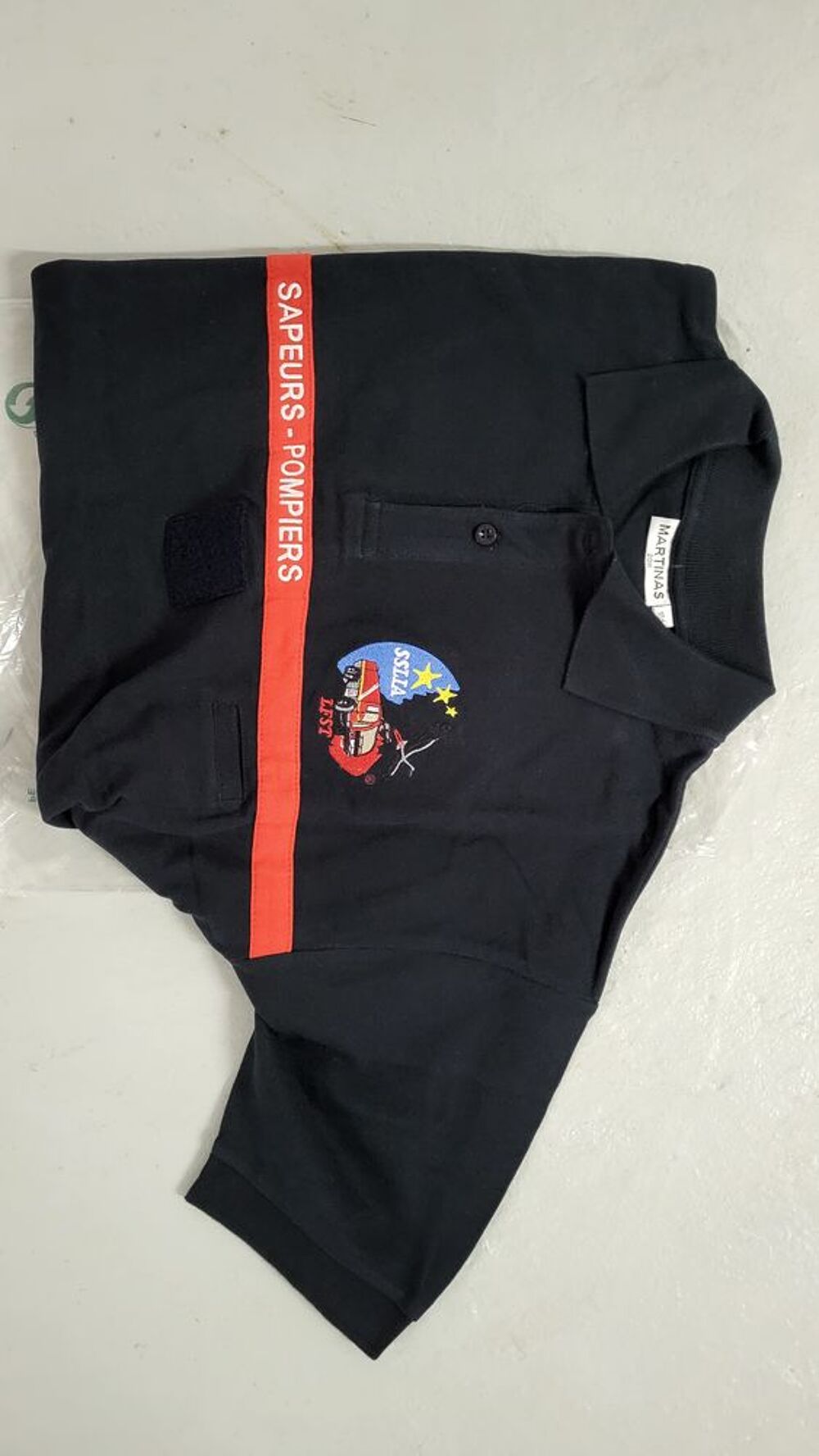 Polo manche courte pompier Vêtements