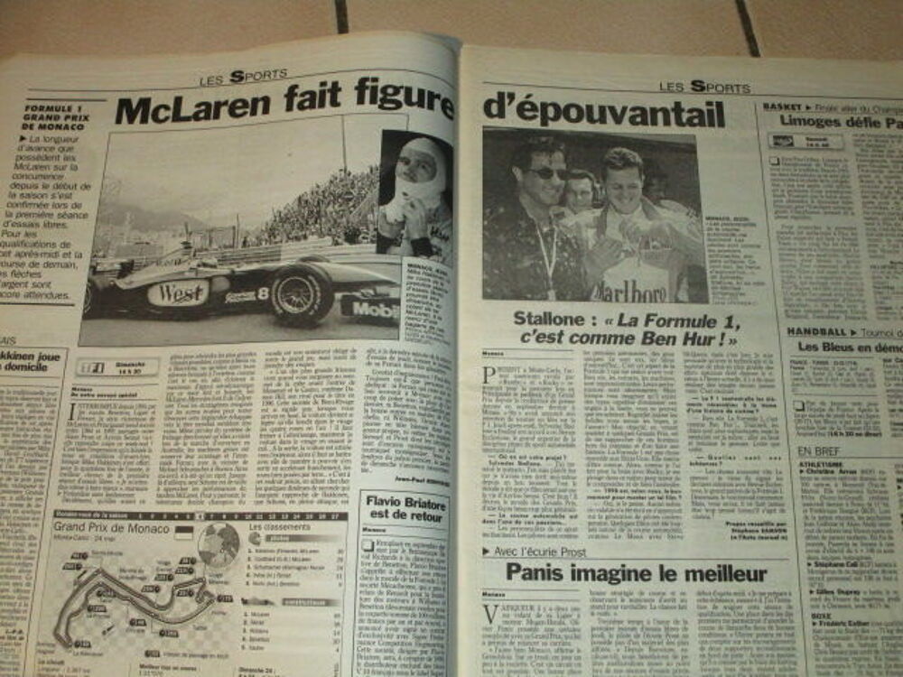VIEUX JOURNAL PARISIEN MAI 1998 football "liste des 22" 