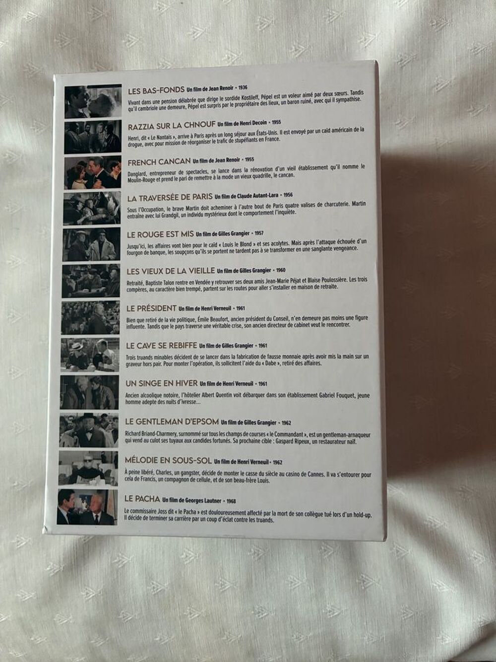 COFFRET de 12 DVD NEUFS de JEAN GABIN de 1936 &agrave; 1968 Photos/Video/TV