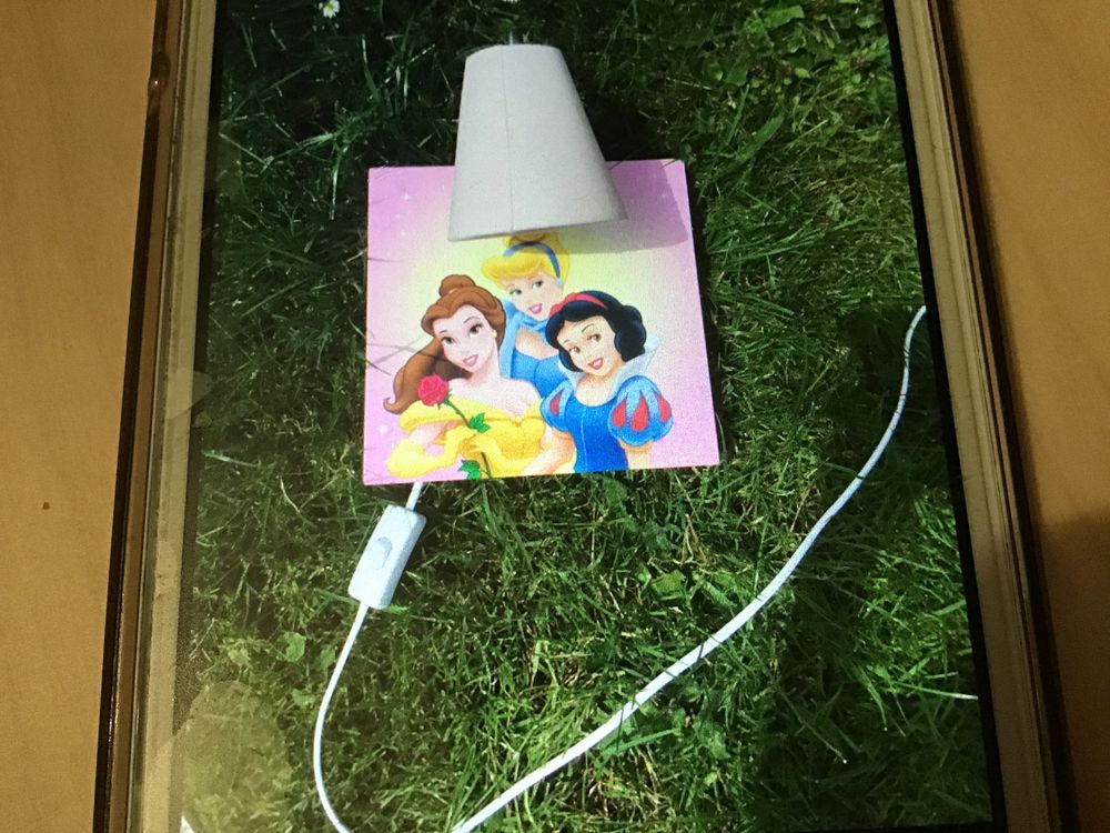 Lampe chevet princesses Dcoration