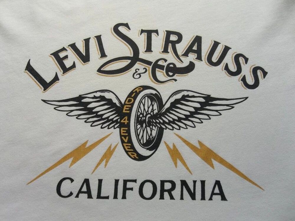 TEE-Shirt LEVI'S Blanc "Rider 4 Ever" Vêtements