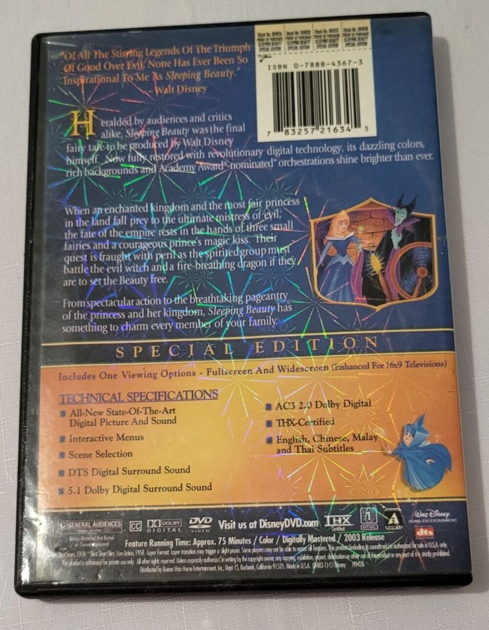 DVD Princess au bois Dormant DVD et blu-ray