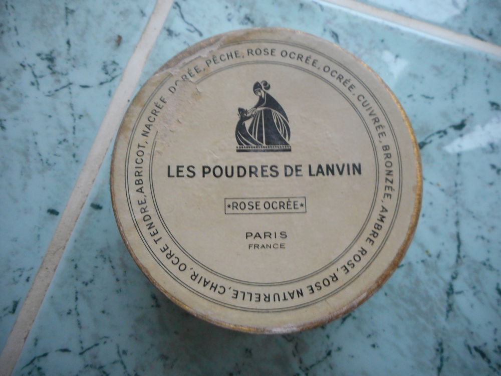 ancien poudrier Lanvin 1900 