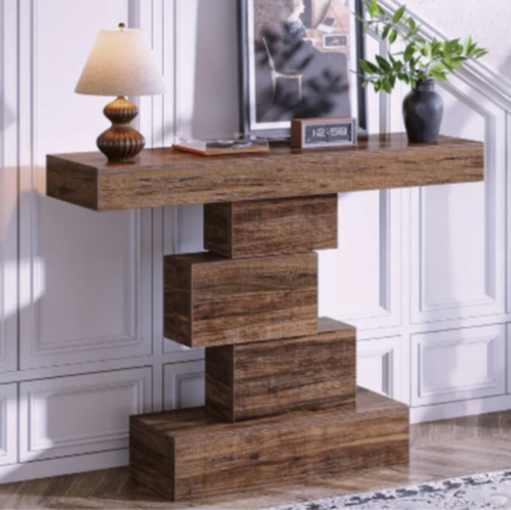 Console design en bois massif ? &eacute;quilibre architectural &amp; ch Meubles