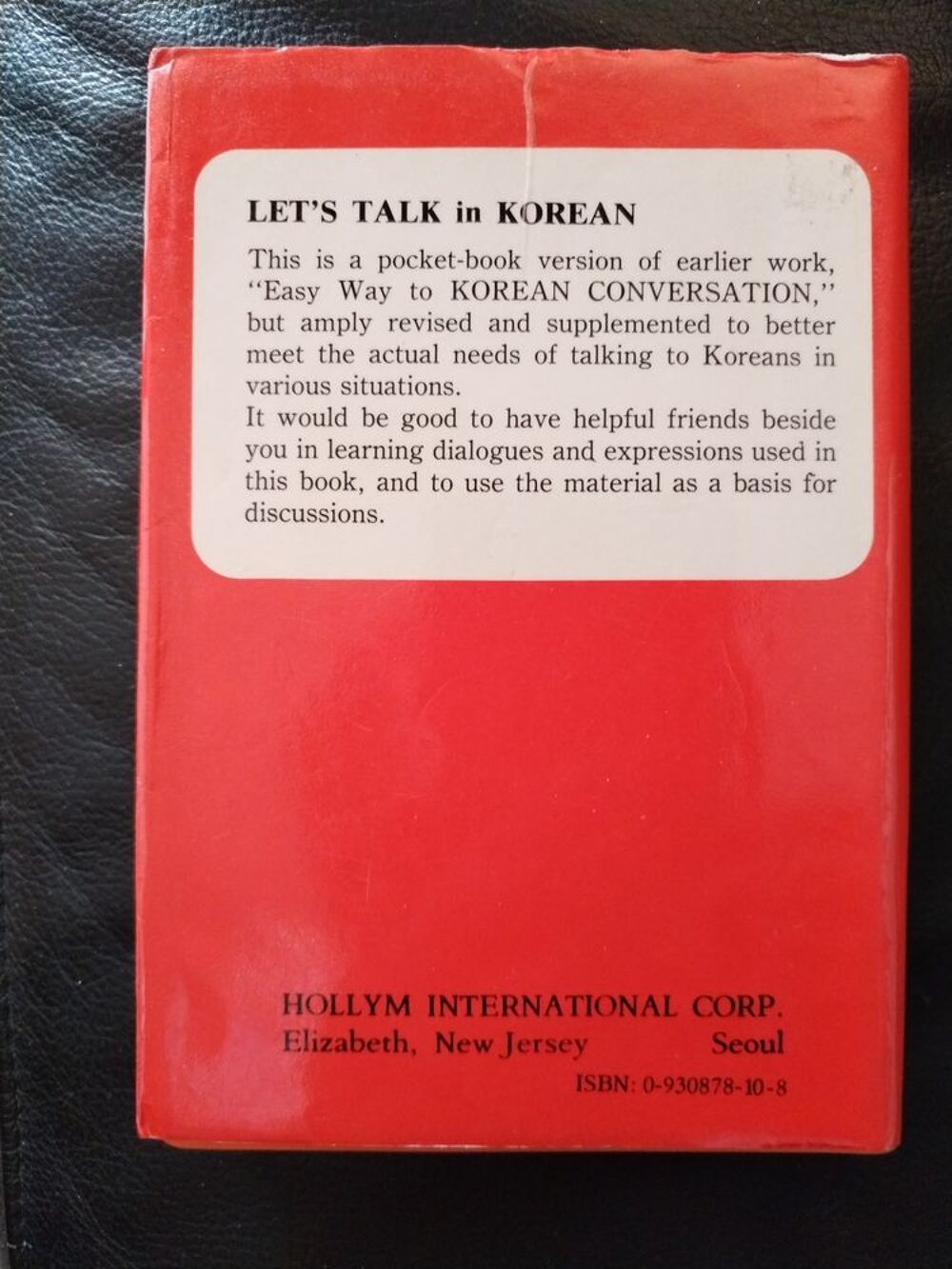 Let's talk in Korean Livres et BD