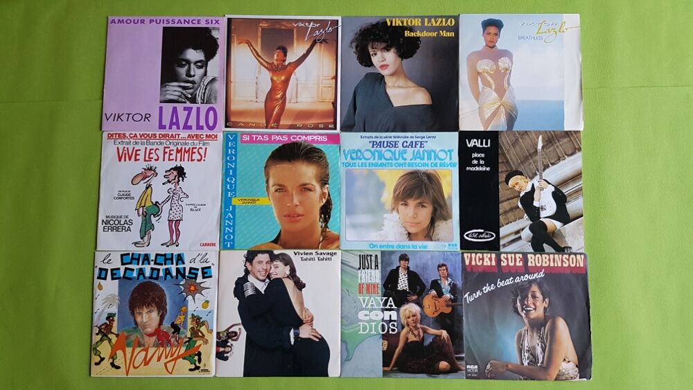 LES 45T PHOTO 2 CD et vinyles