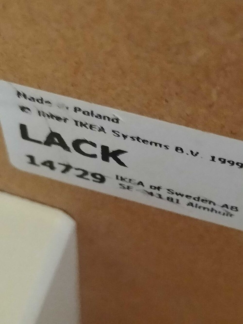 BANC TV IKEA - LACK - BLANC Meubles