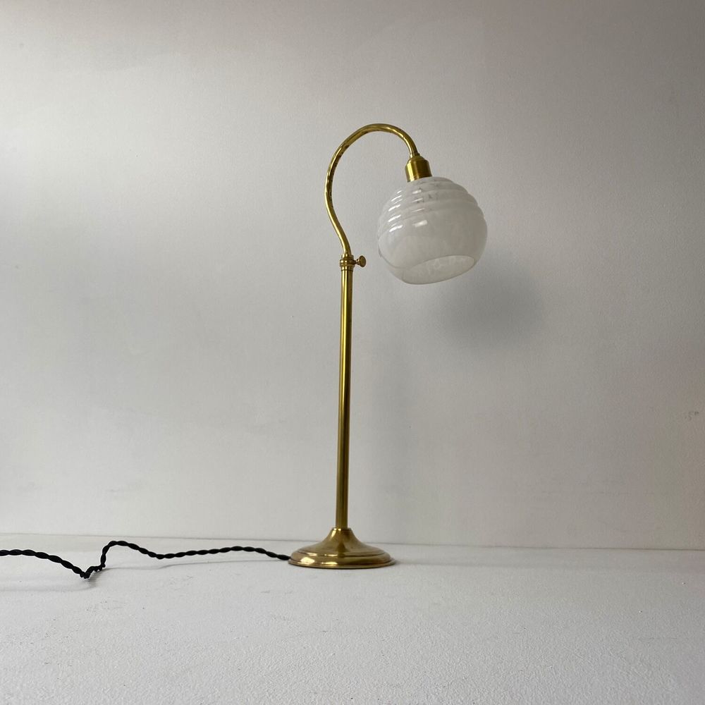 ANCIENNE LAMPE DE BUREAU COL DE CYGNE VINTAGE 
Décoration