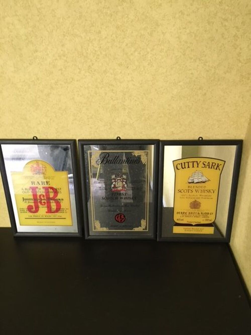 6 CADRES PHOTO WISKY Décoration