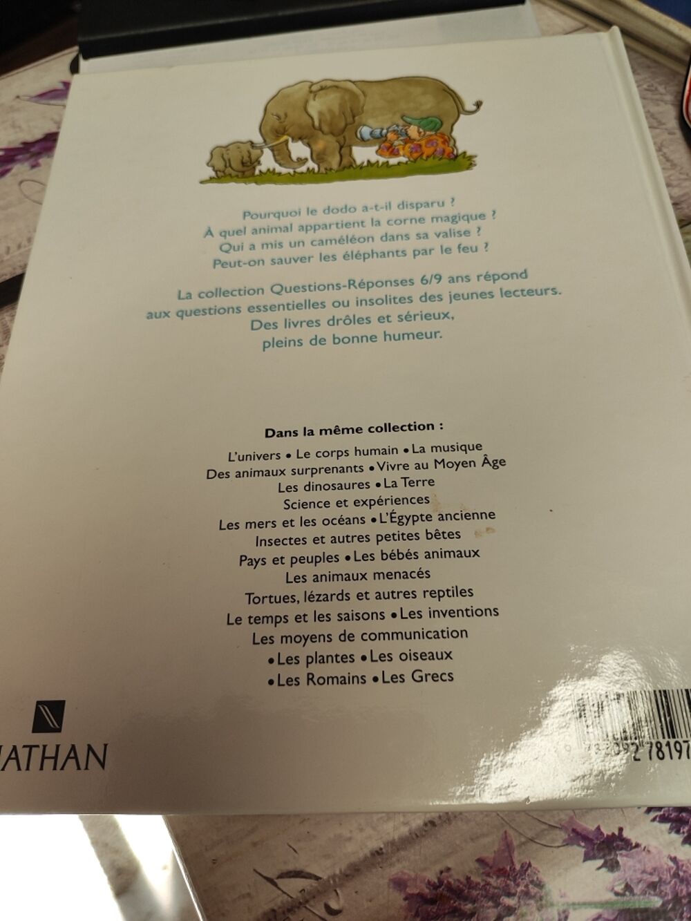 livre 9 questions r&eacute;ponse pour un enfant de 6 &agrave; 9 ans Livres et BD
