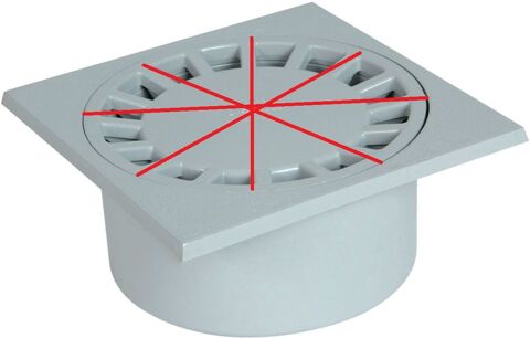 Siphons de cours Nicoll 20x20 cm 10 Beauchamp (95)