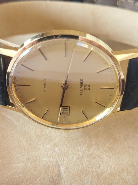 Montre or 750 Znith quartz. 780 Bollwiller (68)