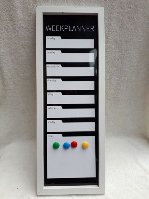 Tableau Weekplanner magnétique 6 Montigny-Lencoup (77)