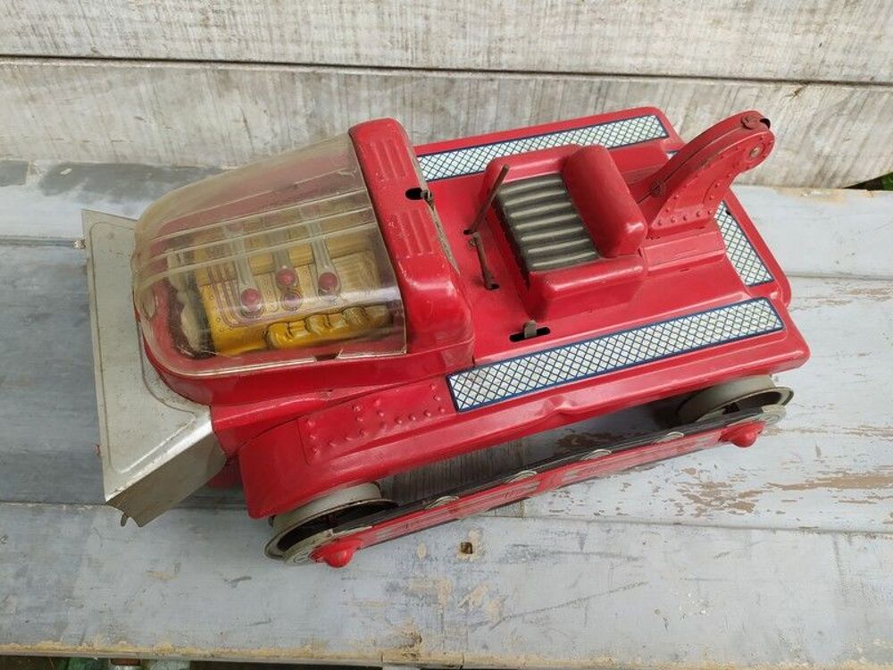 Jouet Tole CHR France Bulldozer VIRVOLT filoguid&eacute; Jeux / jouets