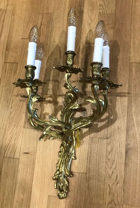 Chandelier �lectrique mural en laiton 0 Obernai (67)