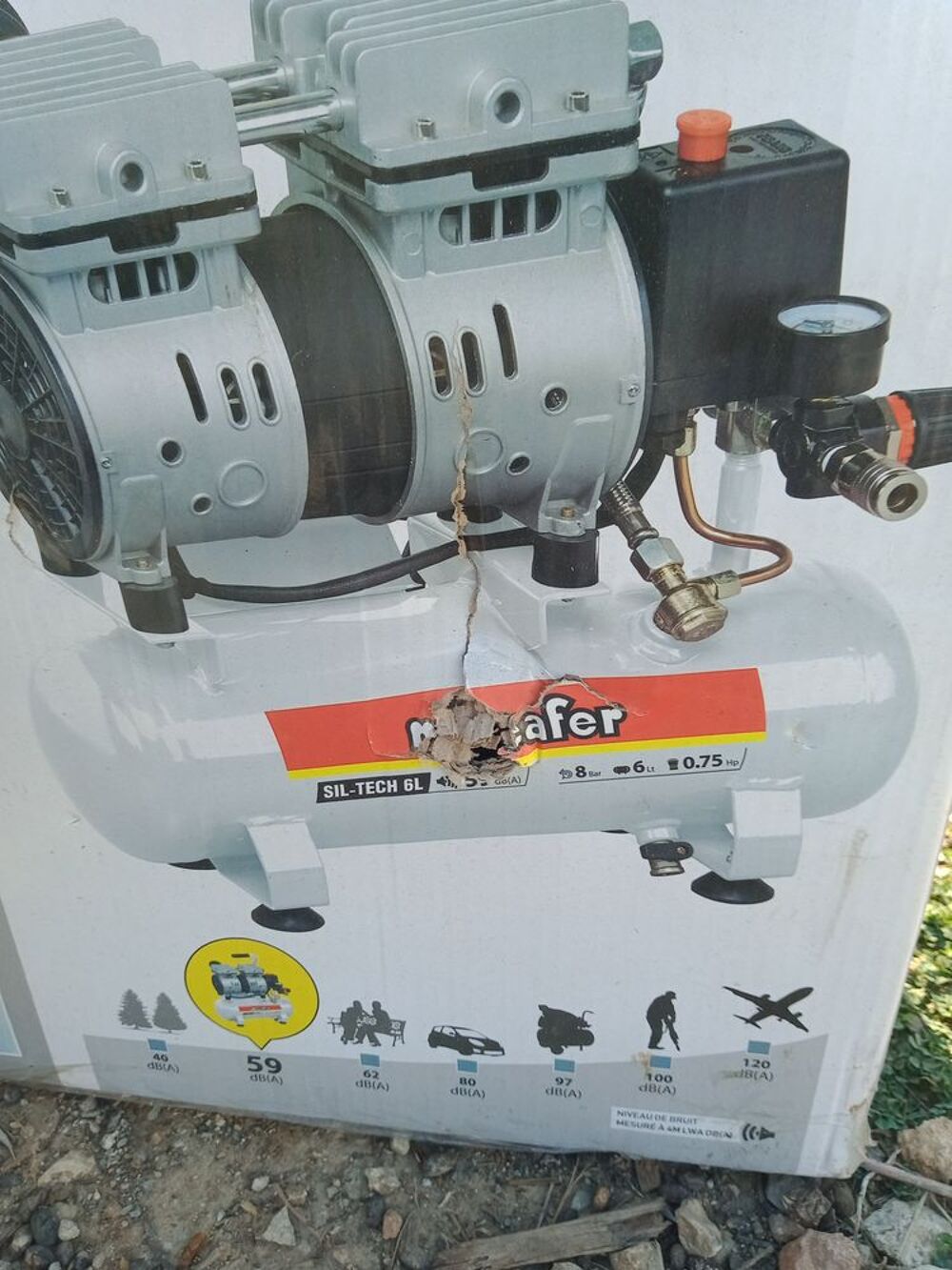 compresseur silencieux mecafer Bricolage