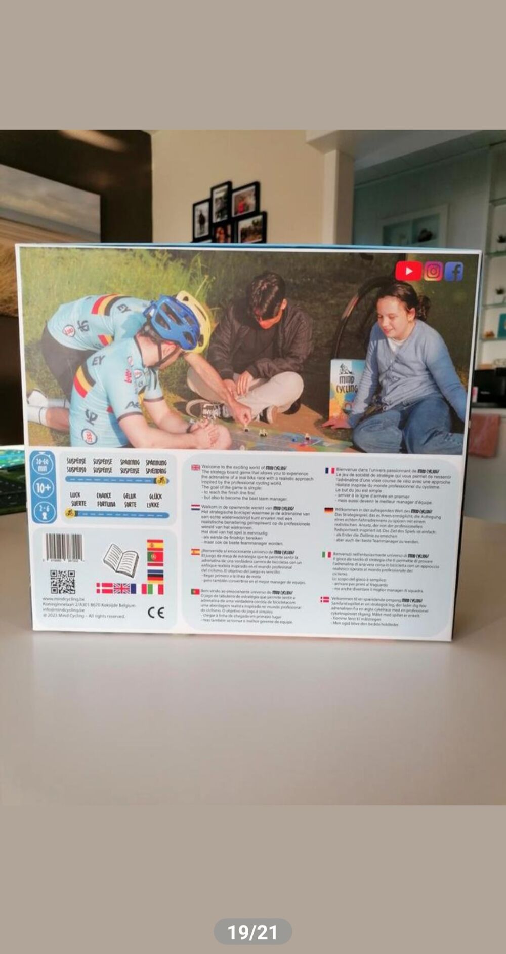 Mind Cycling Jeu de soci&eacute;t&eacute; sur le cyclisme Jeux / jouets