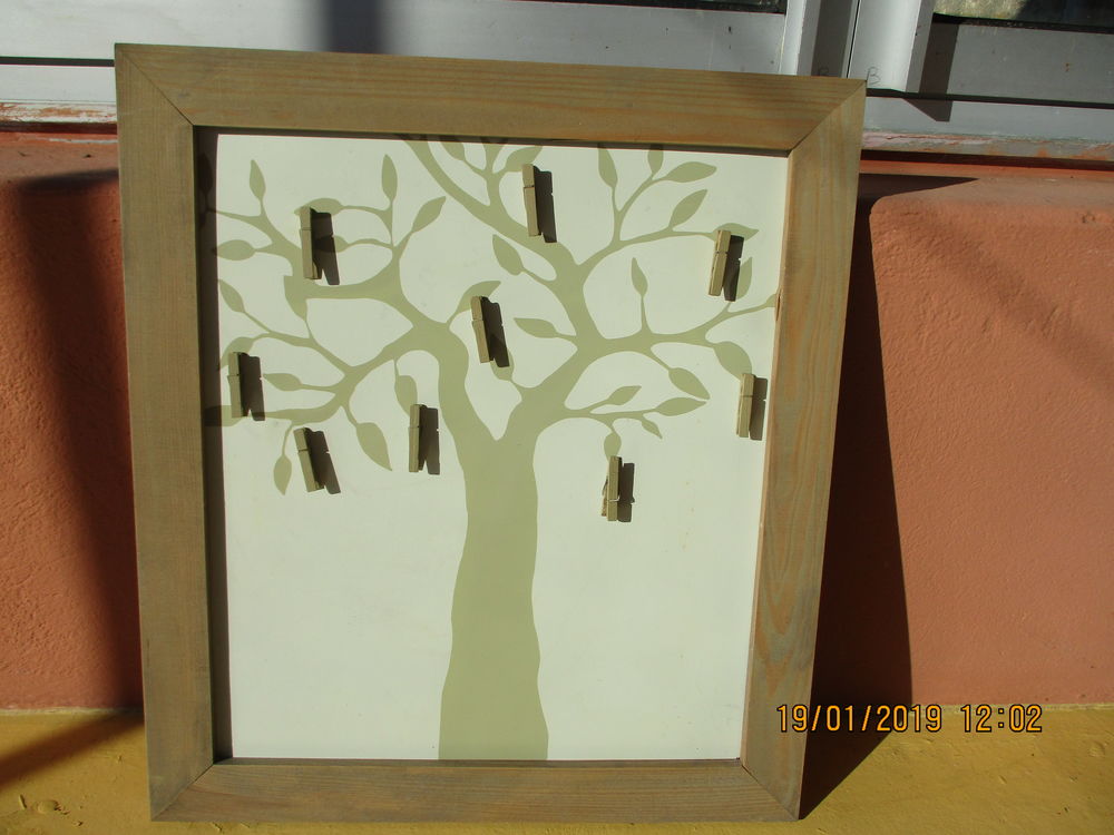 Cadre P&ecirc;le-M&ecirc;le taupe &amp; beige Décoration