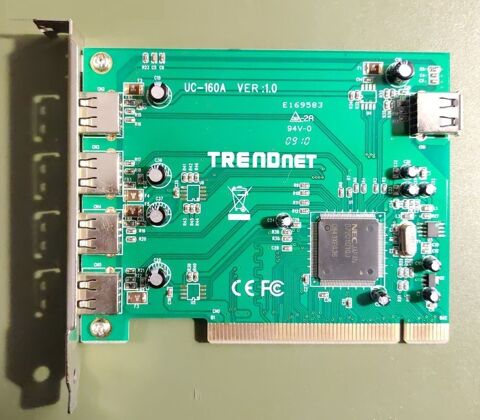 Carte PC 5 ports USB Trendnet 5 Beauchamp (95)