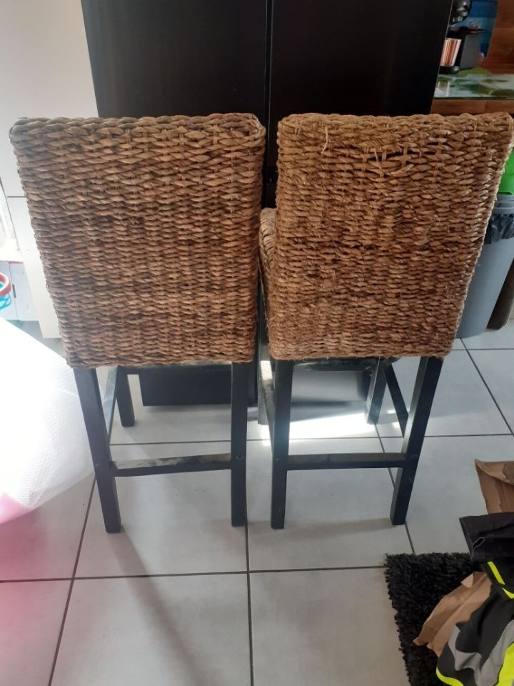 Tabouret osier Meubles