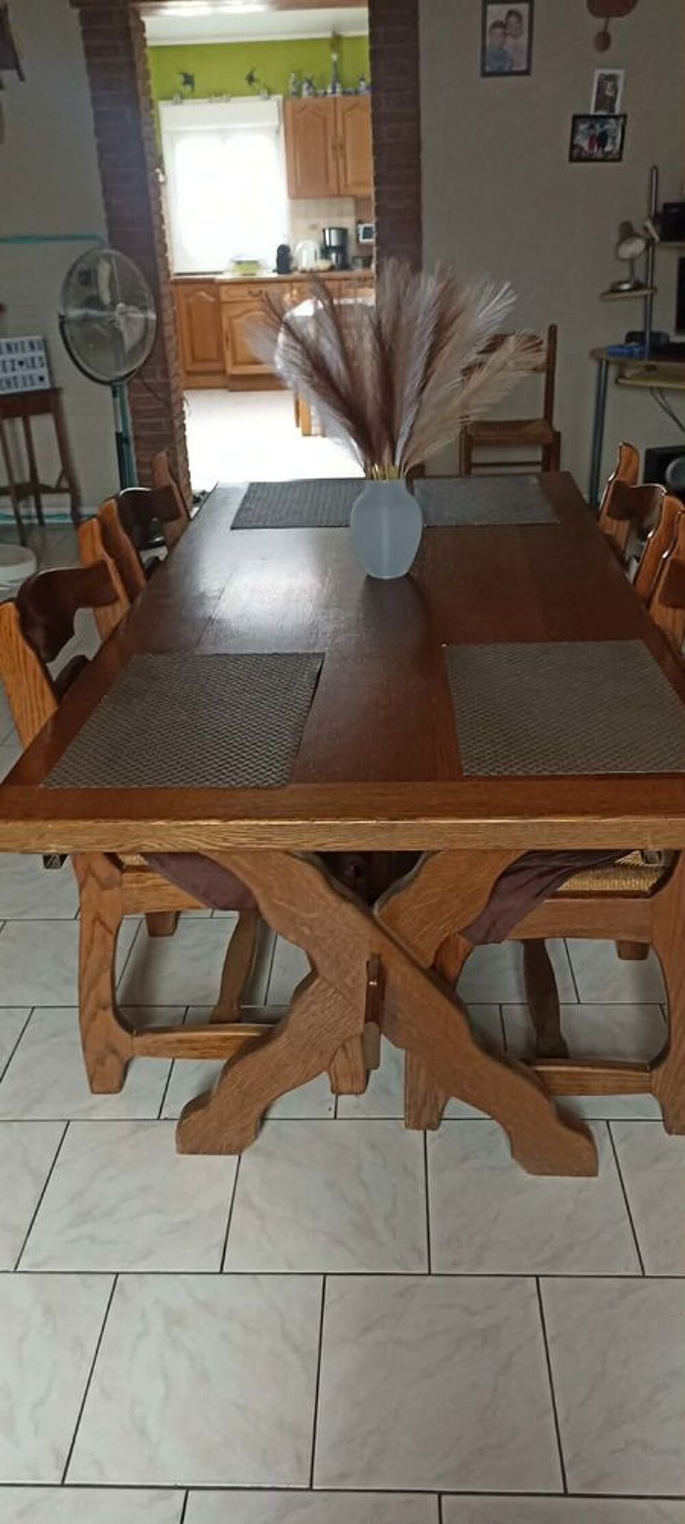 Salle &agrave; manger compl&egrave;te en ch&ecirc;ne ? Table, chaises et meubles Meubles