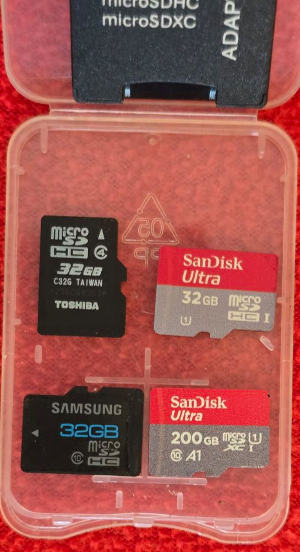 CARTE mSD SanDisk 200 GB Photos/Video/TV